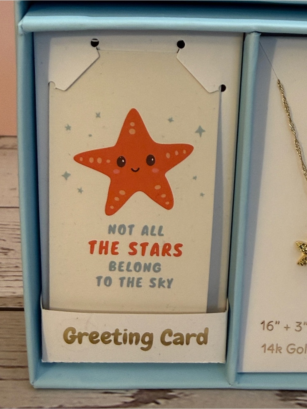 Taylor Grace 14k gold-plated starfish simulated pearl charm necklace New in Box - Picture 5 of 6
